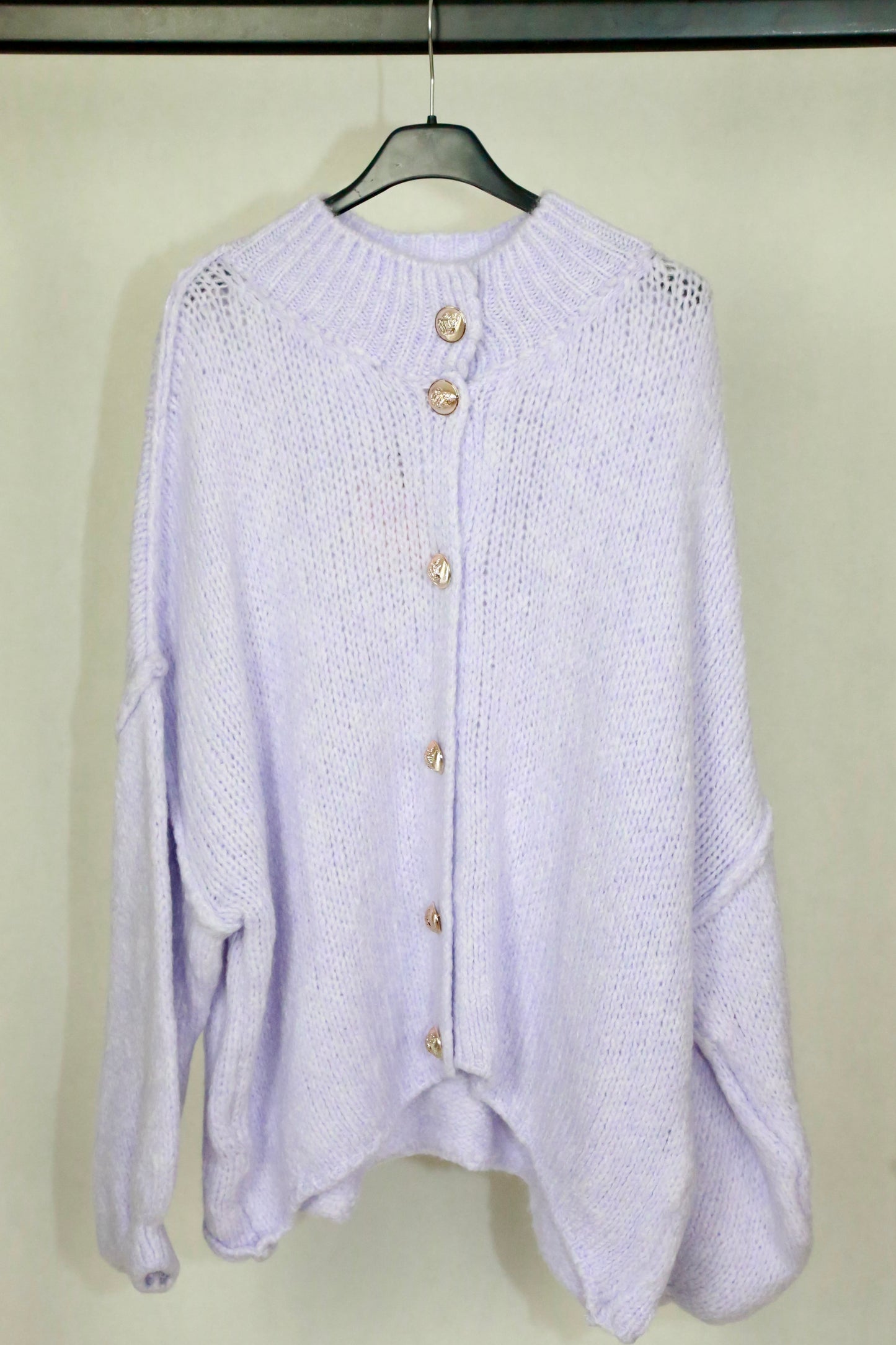 cardigan with gold buttons